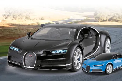 Produktbild von Bugatti Chiron 1:14 schwarz 27MHz