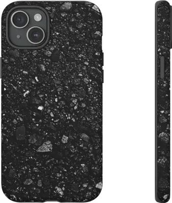 Produktbild von Schwarze Asphaltstruktur – Handyhülle Kompatibel mit iPhone 15 Plus