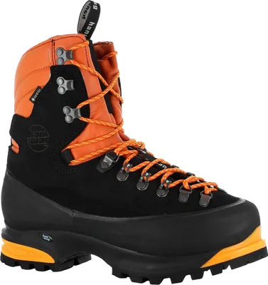 A single hiking boot is shown against a white background.