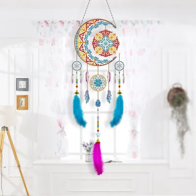 Immagine prodotto di Set da ricamo con diamante acchiappasogni a mezzaluna