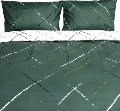 Obrázek produktu pro Moderní ložní prádlo se zipem v designu Reflection, pro jednolůžko a dvoulůžko 240 x 220 cm + 2x 80 x 80 cm