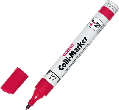 Immagine prodotto di Herlitz 8060121 Marcatore permanente Colli - 1 - 4 mm, rosso