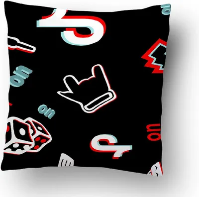 Obrázek produktu pro Vrchní textilní polštář boy media 40x40 cm
