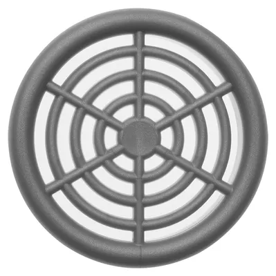 Obrázok produktu pre Ventilačná rozeta SOTECH Ø 48 mm – hriadeľ 6,8 mm, plastová, striebornosivá