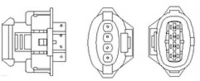 Produktbild von MAGNETI MARELLI Lambdasonde für FIAT CROMA (194) Beheizt 1500mm 466016355133
