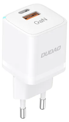 Immagine prodotto di Gan 33W Pps Usb C/Usb Dudao A13Pro Caricatore di rete - Bianco