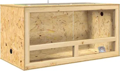 Obrázek produktu pro vidaXL Terárium hnědé 100 x 50 x 50 cm OSB desky