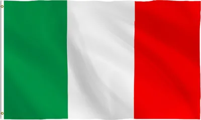 Produktbild von Italien Italy Flagge mit Ösen Fahne 150x90 Metalösen Wetterfest Fahnenmast