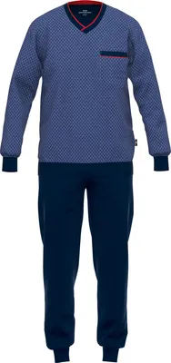 Produktbild von Götzburg Herren-Schlafanzug royalblau 62