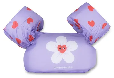 Produktbild von Swim Essentials Puddle Jumper – Lila – Sweet Hearts – 2/6 Jahre