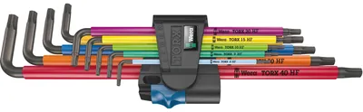 Immagine prodotto di Wera 967/9 TX XL - Set di chiavi a Esagono - 9 pezzi - con supporto