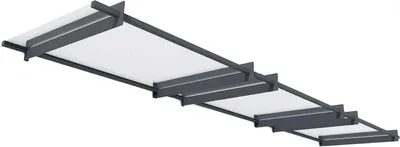 Obrázok produktu pre Palram - Baldachýn Canopia Nancy 4500 antracit 452x94 cm