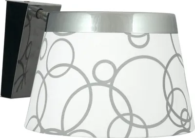 Zdjęcie produktu dla Kinkiet IMPRESJA biało-szary-czarny 1xE27x60W tkanina wym:17x33x33cm IP20 Candellux