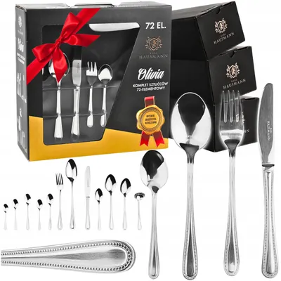 Produktbild von Besteckset Karl Hausmann OLIVIA 72-teilig Edelstahl für 12 Personen
