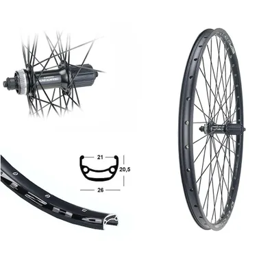 Produktbild von Bärwinkels 27,5'' H-Rad DH21 Deore FH-M5100 schwarz