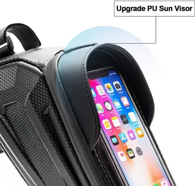 Produktbild von Handy-Rahmentasche Wasserdichte Fahrradrahmentasche mit empfindlichem TPU-Touchscreen