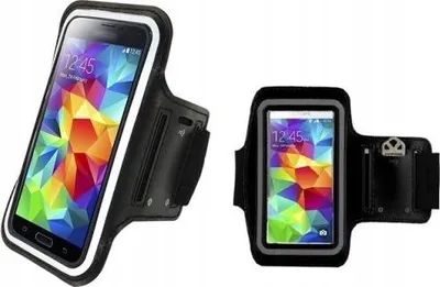 Produktbild von Sportarmband Etui für Smartphone 5-5,5 Zoll wasserfest schwarz Universal