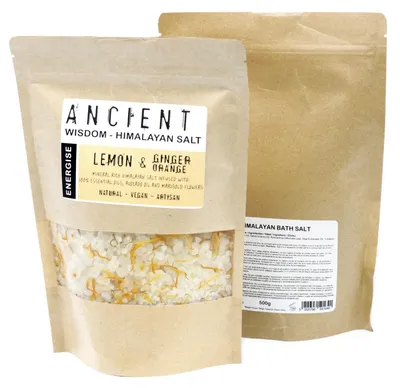 Imagen del producto de Mezcla de sal de baño del Himalaya - 500 g - Energizar