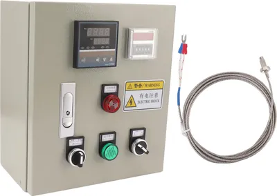 Produktbild von Temperaturregler 0–400 °C, digitale PID-Temperaturregelung, 380 V AC, 15 kW mit Thermoelement