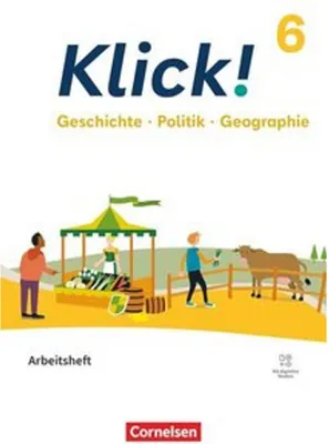 Produktbild von Klick! 6. Schuljahr - Geschichte, Erdkunde, Politik - Fachhefte für alle Bundesländer - Ausgabe ab 2024 - Arbeitsheft mit digitalen Medien