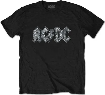 Produktbild von AC/DC Logo Embellished Black S T-Shirt