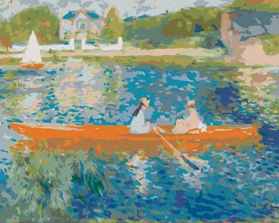 Produktbild von Zuty - Malen nach Zahlen - EINE REISE AUF DER SEINE (PIERRE-AUGUSTE RENOIR), 40x50 cm, mit Keilrahmen (bereits gespannt)