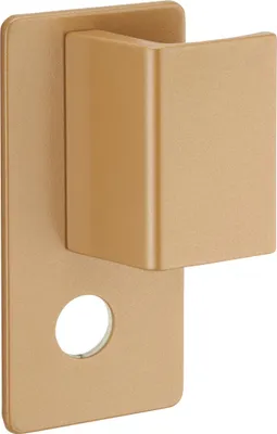 Image de Poignée Targa pour porte palière, droite, époxy or - THIRARD