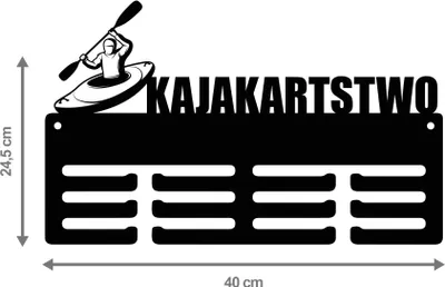 Zdjęcie produktu dla Wieszak na medale kajakarstwo 2 131.1