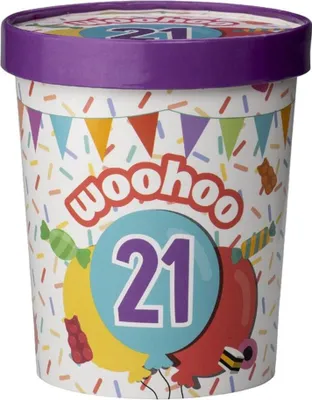 Produktbild von Paperdreams Bonbonbecher ø12x14cm – 21 Jahre