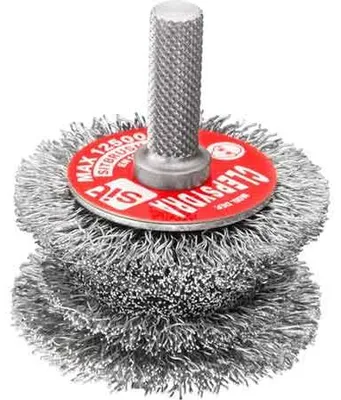 Image de Brosse Acier Ondulé Clepsydra Décapage Métal Robuste - Sit