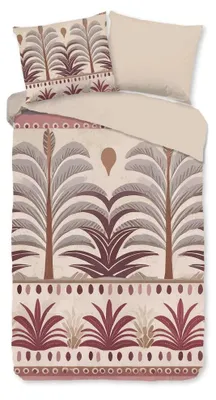 Zdjęcie produktu dla Komplet pościeli "Cabana" - brązowy - (140x220 cm) - 100% bawełna