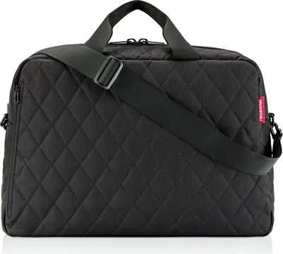 Produktbild von reisenthel duffelbag M, cestovní taška, tote bag, taška přes rameno, sportovní taška, taška do ruky, Rhombus Black, 38 L, BG7059