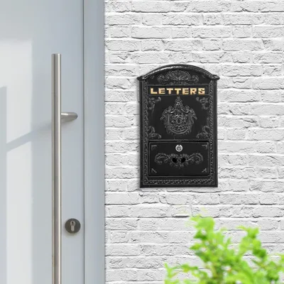 Produktbild von Vintage Briefkasten mit Schloss - Briefkasten im Antik-Stil