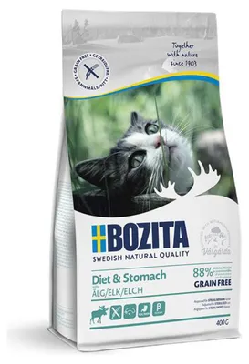 Obrázok produktu pre Bozita Cat Diet & Stomach bezobilné s losom 400 g