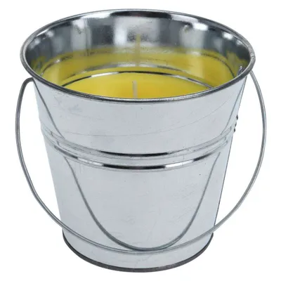 Immagine prodotto di Candela in secchiello di metallo 10X10Cm Citronella