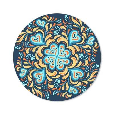 Produktbild von MuchoWow® Mauspad Mousepad Vierblättriges Kleeblatt - Herz - Muster 20x20 cm - Mousepads - Maus Mat - Pad - Mausunterlage - Schreibtischmatte