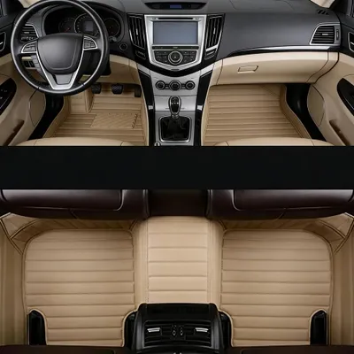 Image de Tapis de sol pour voiture, imperméables, antidérapants, lot de 3. Tapis de sol - modèle 22, pour véhicules à conduite à droite