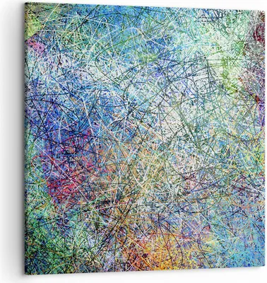 Produktbild von Bild auf Leinwand - Leinwandbild - Abstraktion modern - 50x50cm - Wand Bild - Wanddeko - Wandbilder - Leinwanddruck - Bilder - Kunstdruck - Wanddekoration - Leinwand bilder - Wandkunst - AC50x50-3668