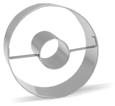 Produktbild von Donut-Ausstecher - Edelstahl - Backzubehör - Ø 7,9 cm