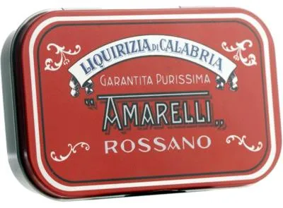 Produktbild von Amarelli Lakritzpastillen Rossa / aus purem Süßholz 480 gr.