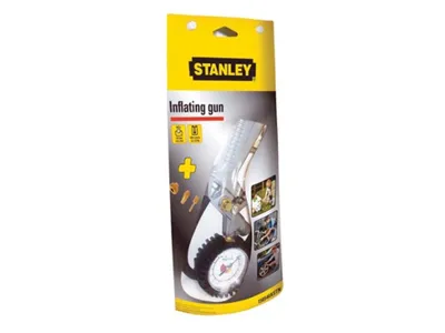 Zdjęcie produktu dla Stanley Pistolet Do Pompowania Z Manometrem + 3 Dysze