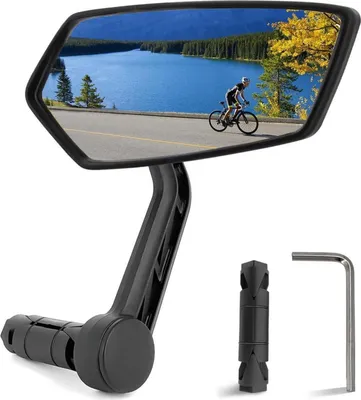 Rétroviseur Vélo électrique B&M - Modèle Gauche Pour Guidon 145-155 Mm - Plus De Sécurité En Circulation