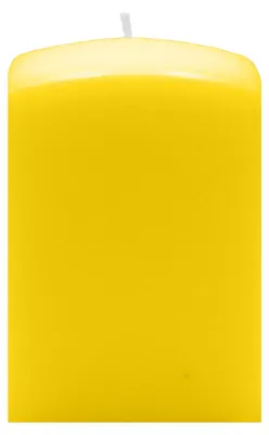 Produktbild von Quader Kerzen Citron Gelb 12 x Ø 7/7 cm, 8 Stück