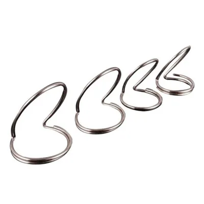 Produktbild von 4 Stücke Metall Fingerring Schutz Plektrum Daumen Zeigefinger Picks für Gitarre Bass-Silber
