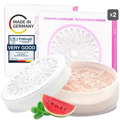 Obrázek produktu pro OnlySmile bělicí prášek na zuby pro citlivé zuby proti zabarvení, 2x75 g