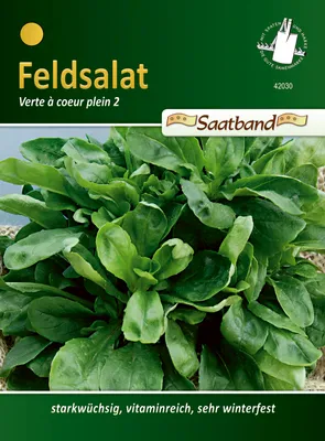 Produktbild von Feldsalat Dunkelgrüner Vollherziger (Saatband) | Feldsalatsamen von N.L. Chrestensen