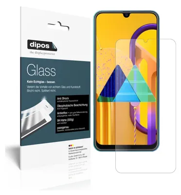 Obrázek produktu pro 2x ochranná fólie pro Samsung Galaxy M31 matná - anti-shock 9H fólie dipos Glass plastové sklo