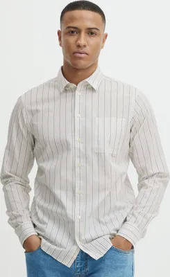 Produktbild von CASUAL FRIDAY CFAnton LS BU striped shirt Herren Freizeithemd Hemd Club-Kragen Regular Fit Hochwertige Baumwoll-Qualität