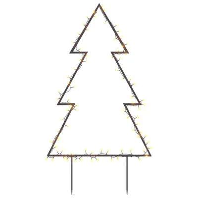 Zdjęcie produktu dla Świąteczna choinka na szpikulcach, 80 LED, 60 cm