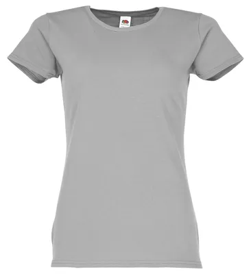 Produktbild von Fruit of the Loom Ladies Iconic 150 T-Shirt Farbe: zink Größe: M